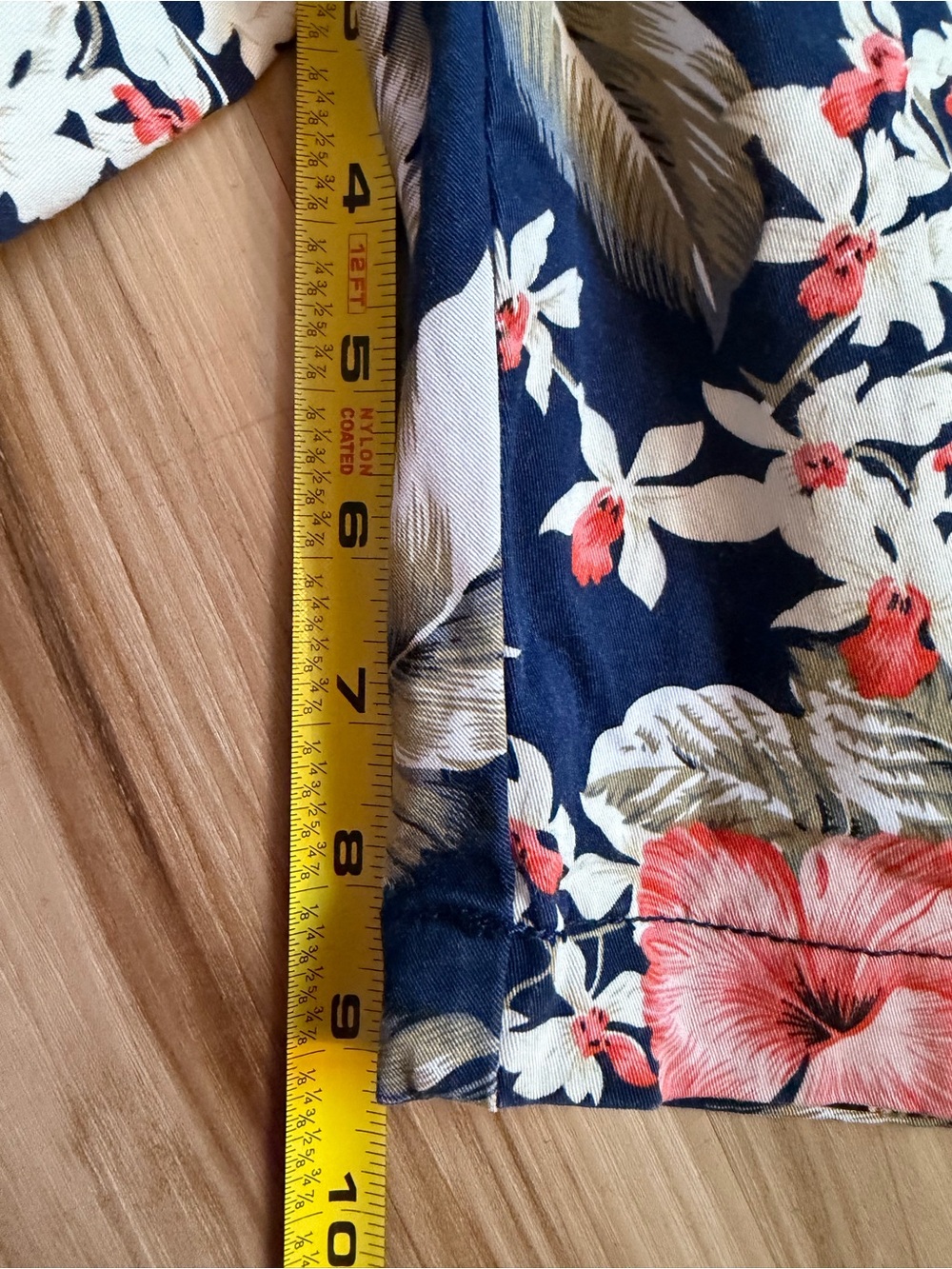Denim & Flower Ricky Singh Floral Hawaiian Chino Shorts Size 32 - Picture 7 of 7